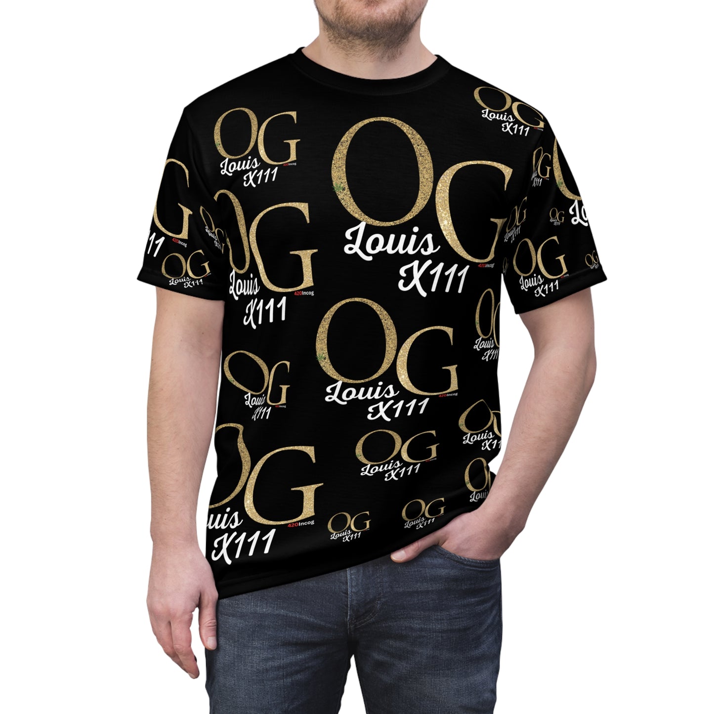 Incog Bold Street Tee featuring the OG Louis XIII strain