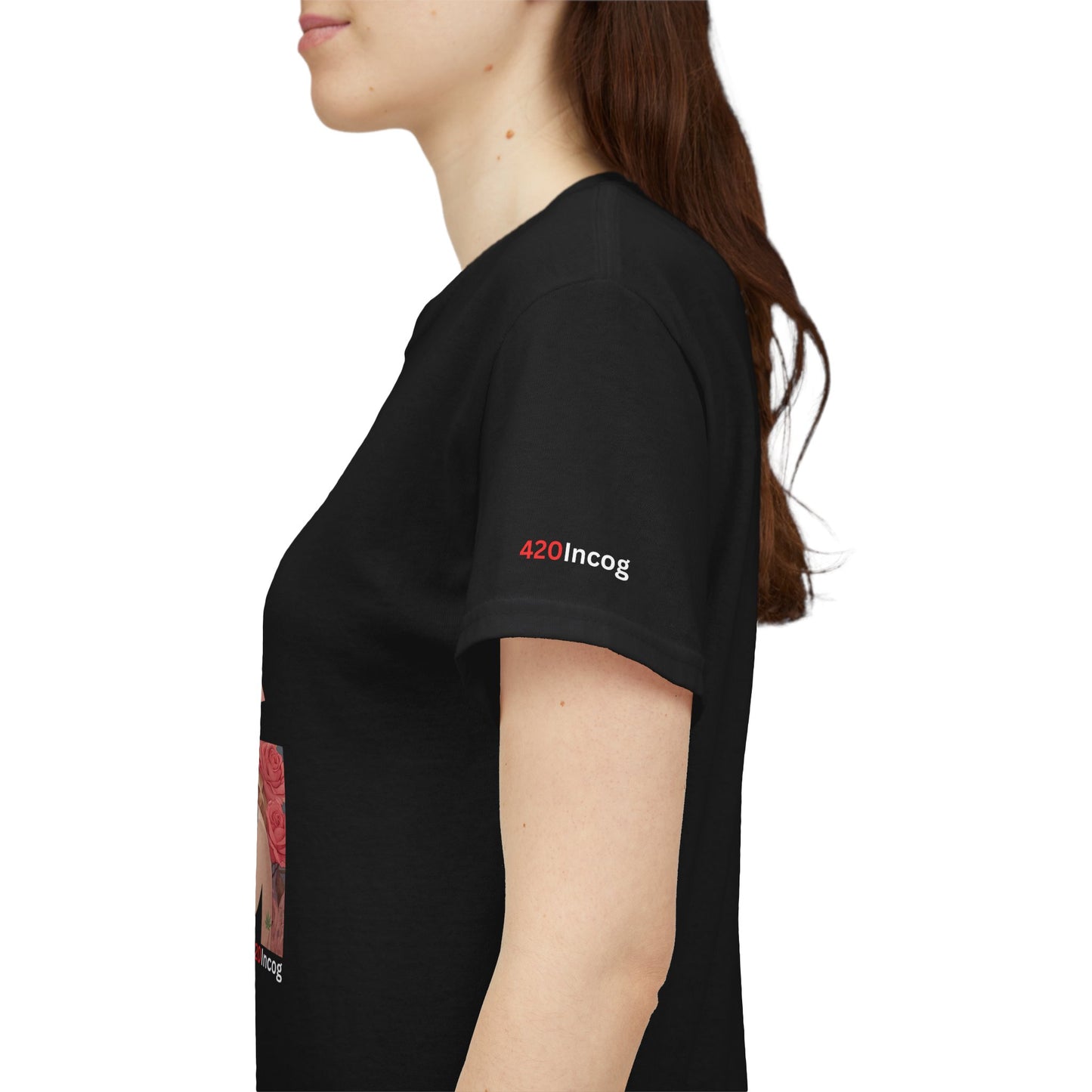 Incog Graphic Tee featuring the Grapefruit Goddess strain