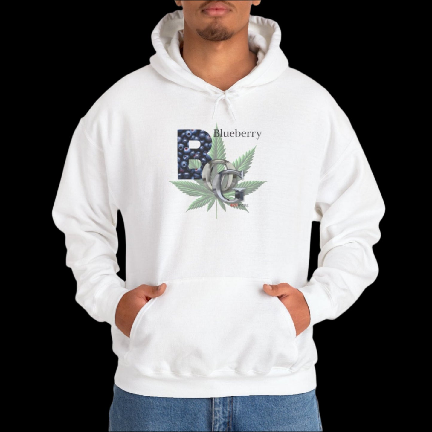 Iconic Graphic Sweatshirt featuring the Blueberry OG v1.1 strain