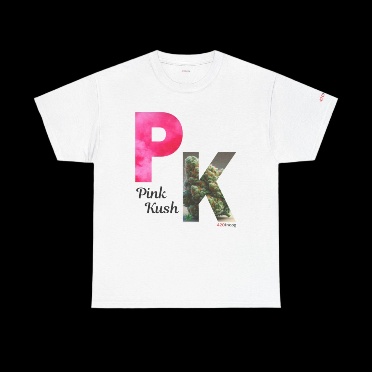 Incog Graphic Tee featuring the Pink Kush strain