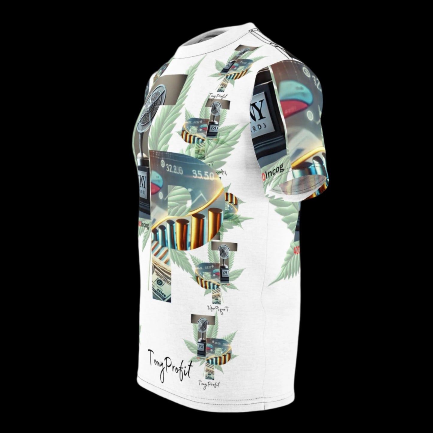 Iconic Bold Street Tee featuring the Tony Profit strain v3.0
