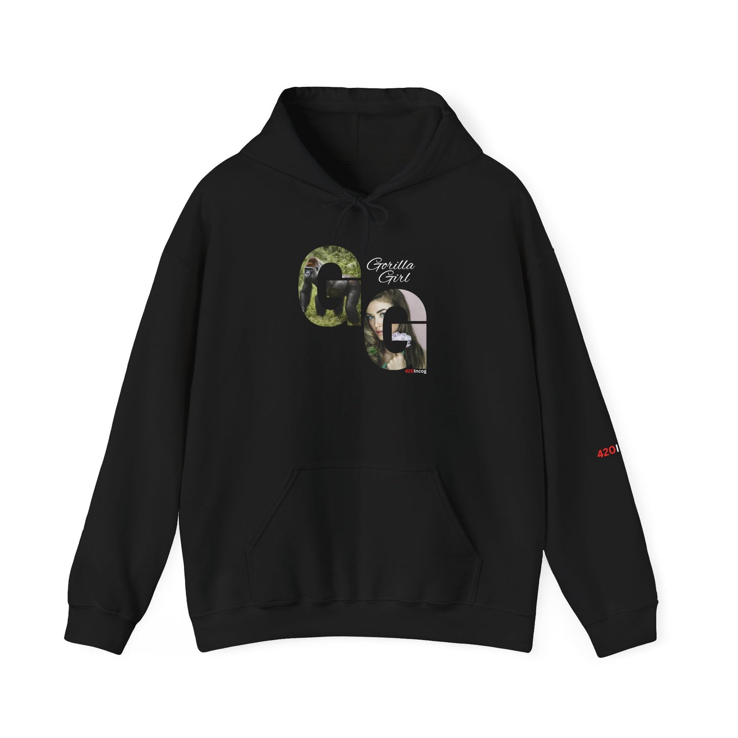 Incog Graphic Sweatshirt featuring the Gorilla Girl strain