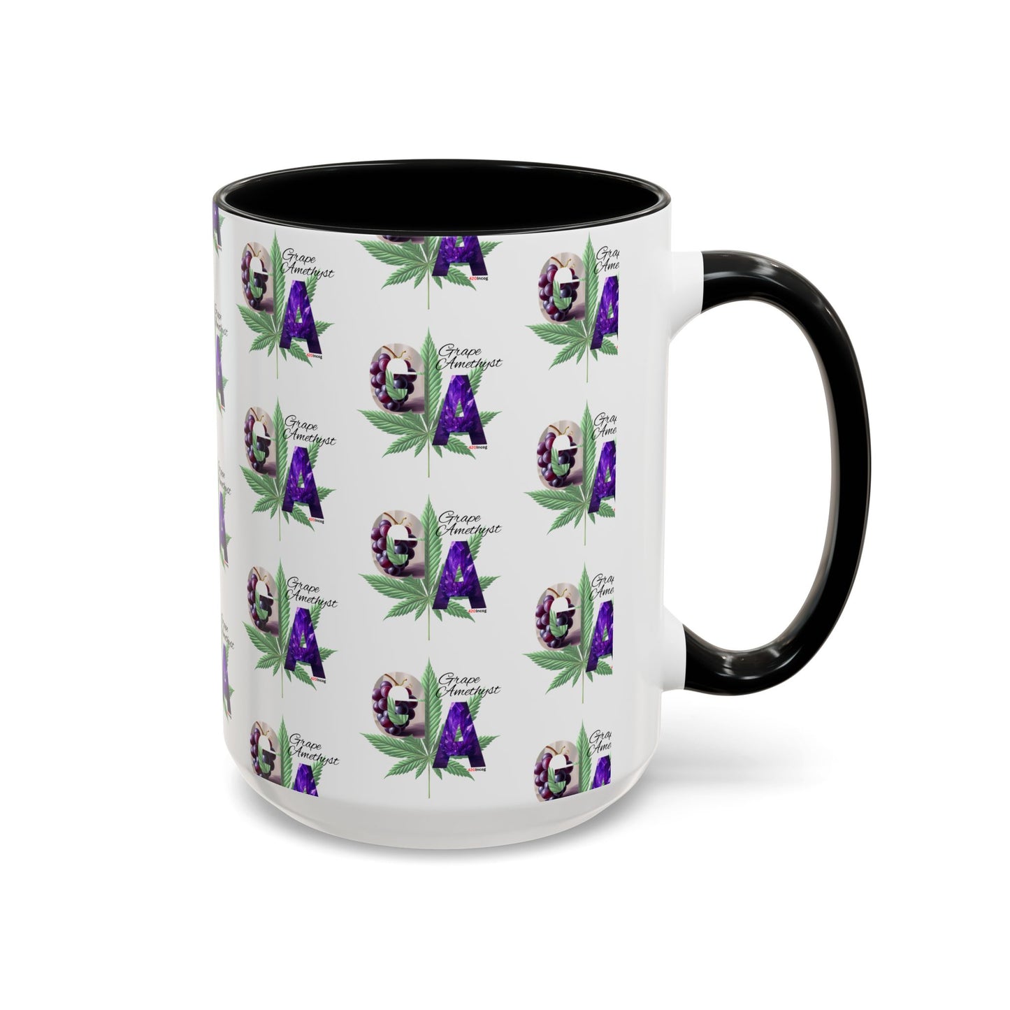 420Incog Big 'Ol Coffee Mug featuring the Grape Amethyst strain