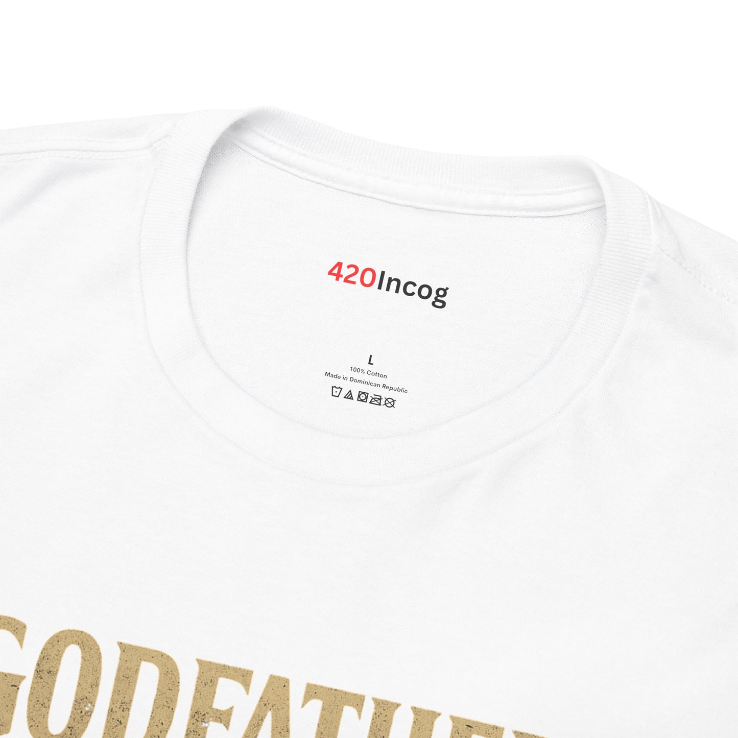 420Incog Funny Tee featuring the Godfather OG strain
