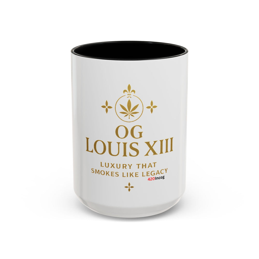 420Incog Big 'Ol Coffee Mug featuring the OG Louis X111 strain