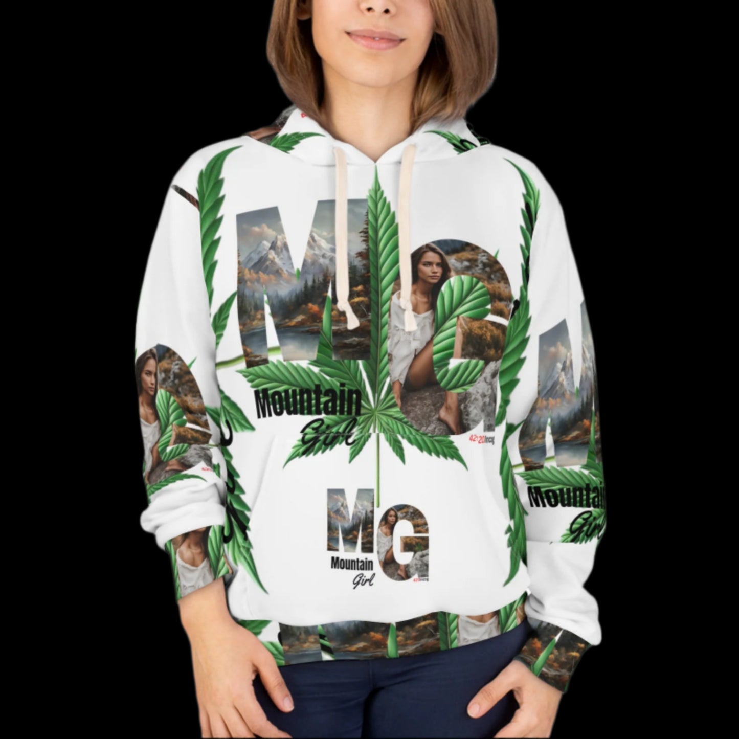 420 Signature Hoodie featuring the Mountain Girl strain