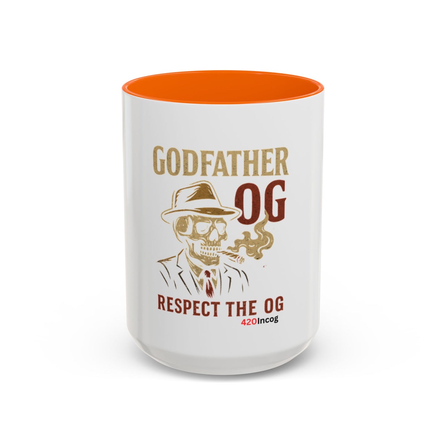 420Incog Big 'Ol Coffee Mug featuring the God Father OG strain