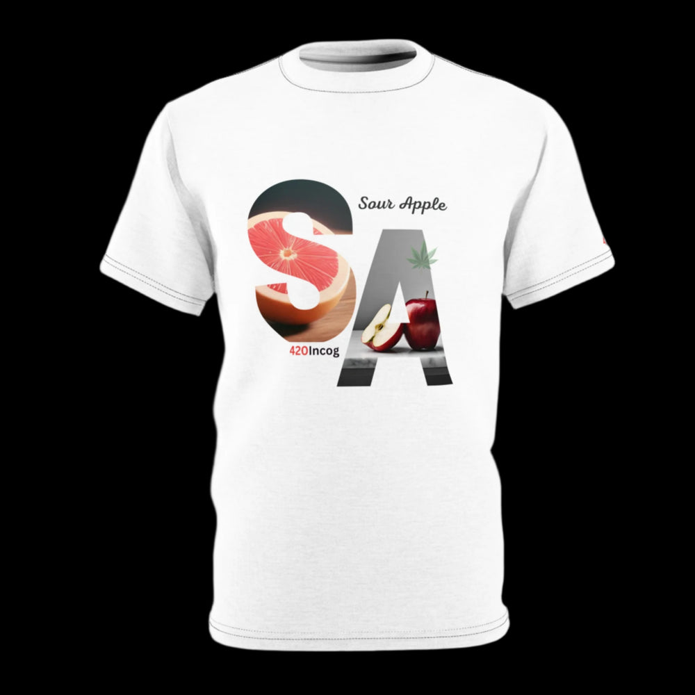 Incog Bold Street Tee featuring the Sour Apple strain v2.0