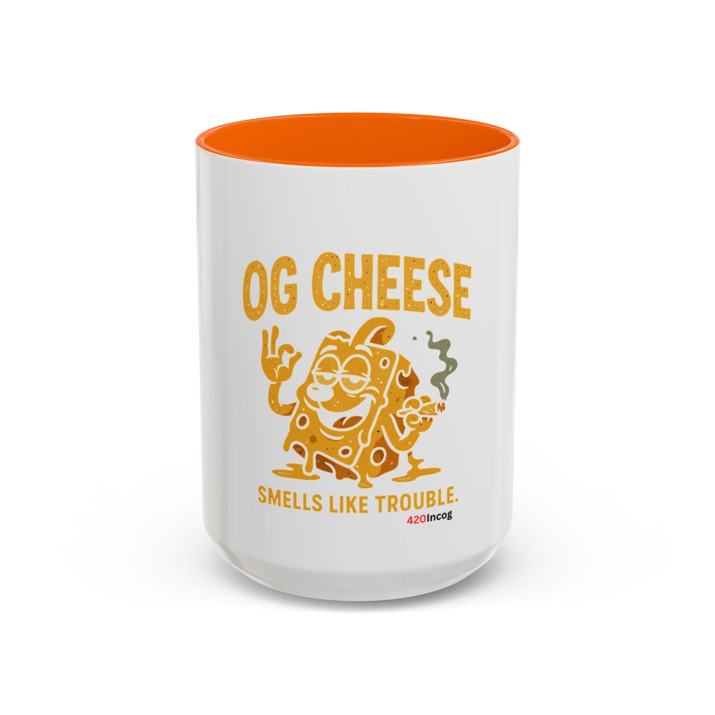 420Incog Big 'Ol Coffee Mug featuring the OG Cheese strain