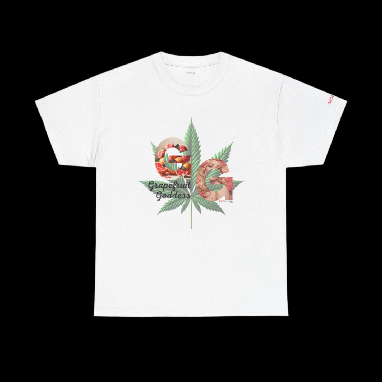 Iconic Graphic Tee featuring the Grapefruit Goddess strain