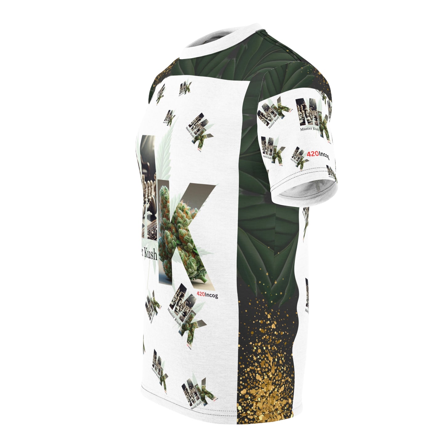 Iconic Bold Street Tee featuring the Master Kush (Chess) strain
