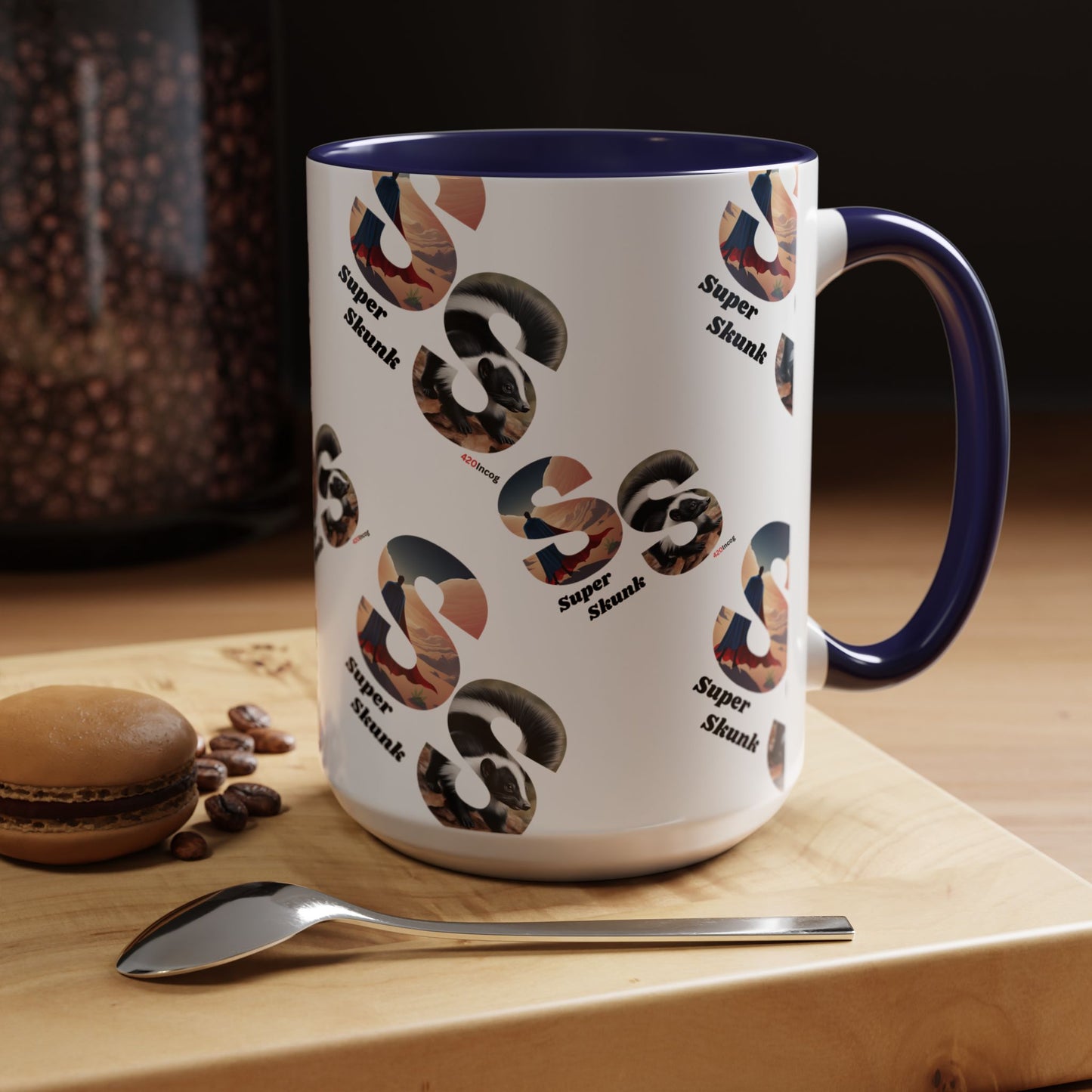 420Incog Big 'Ol Coffee Mug featuring the Super Skunk strain Incog