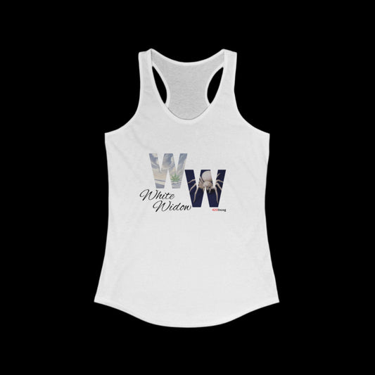 Incog Women's Racerback with the White Widow v1.0 strain