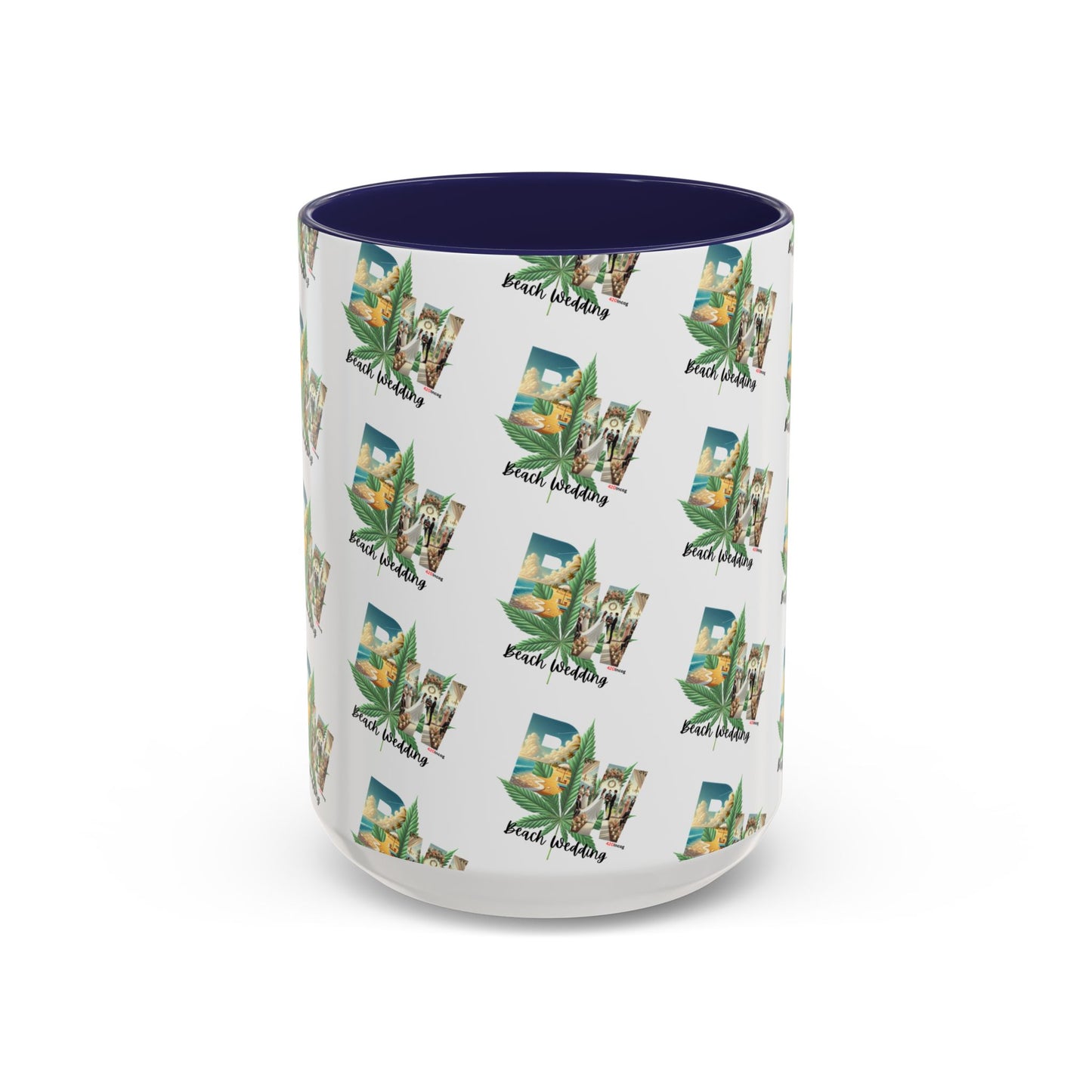 420Incog Big 'Ol Coffee Mug featuring the Beach Wedding strain