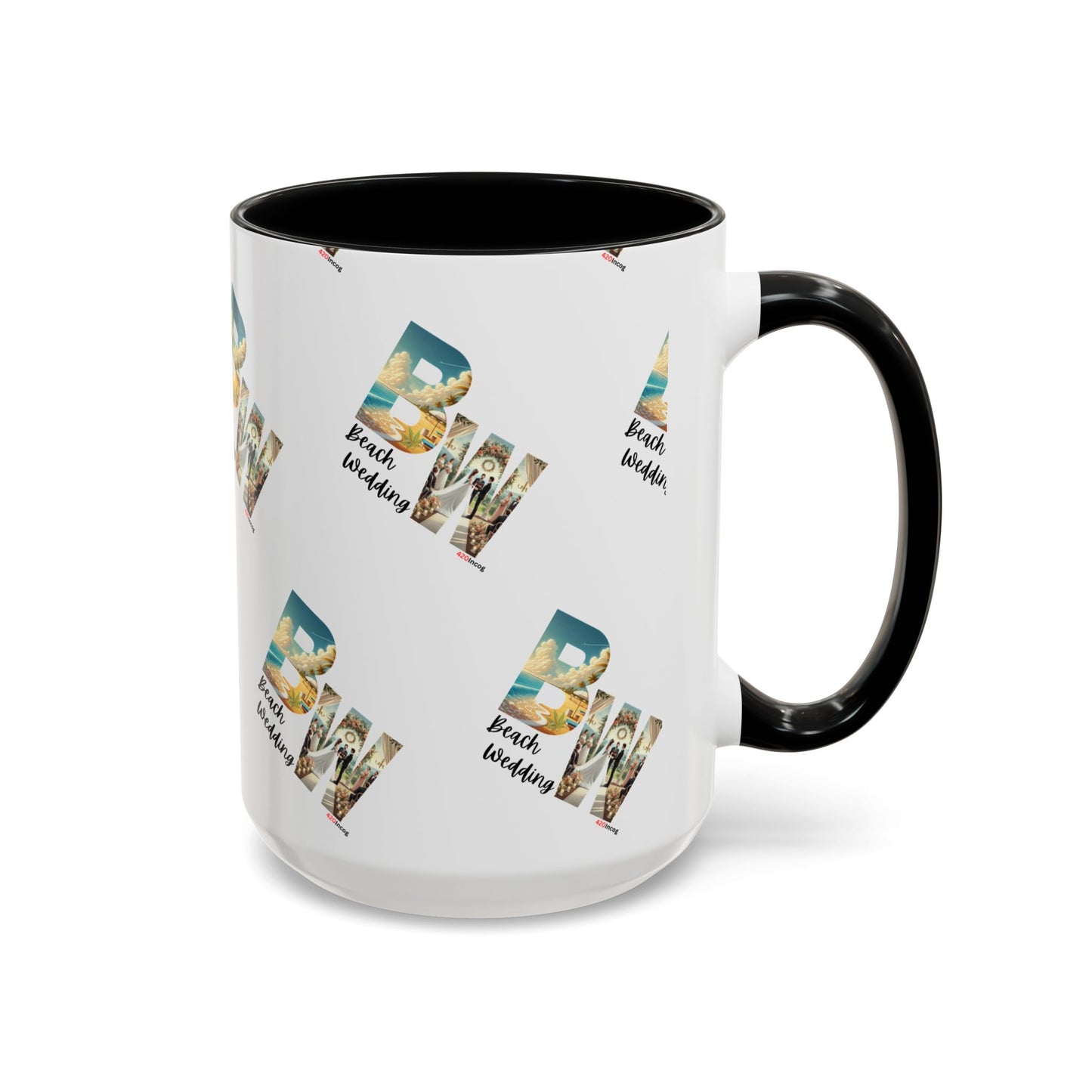 420Incog Big 'Ol Coffee Mug featuring the Beach Wedding strain