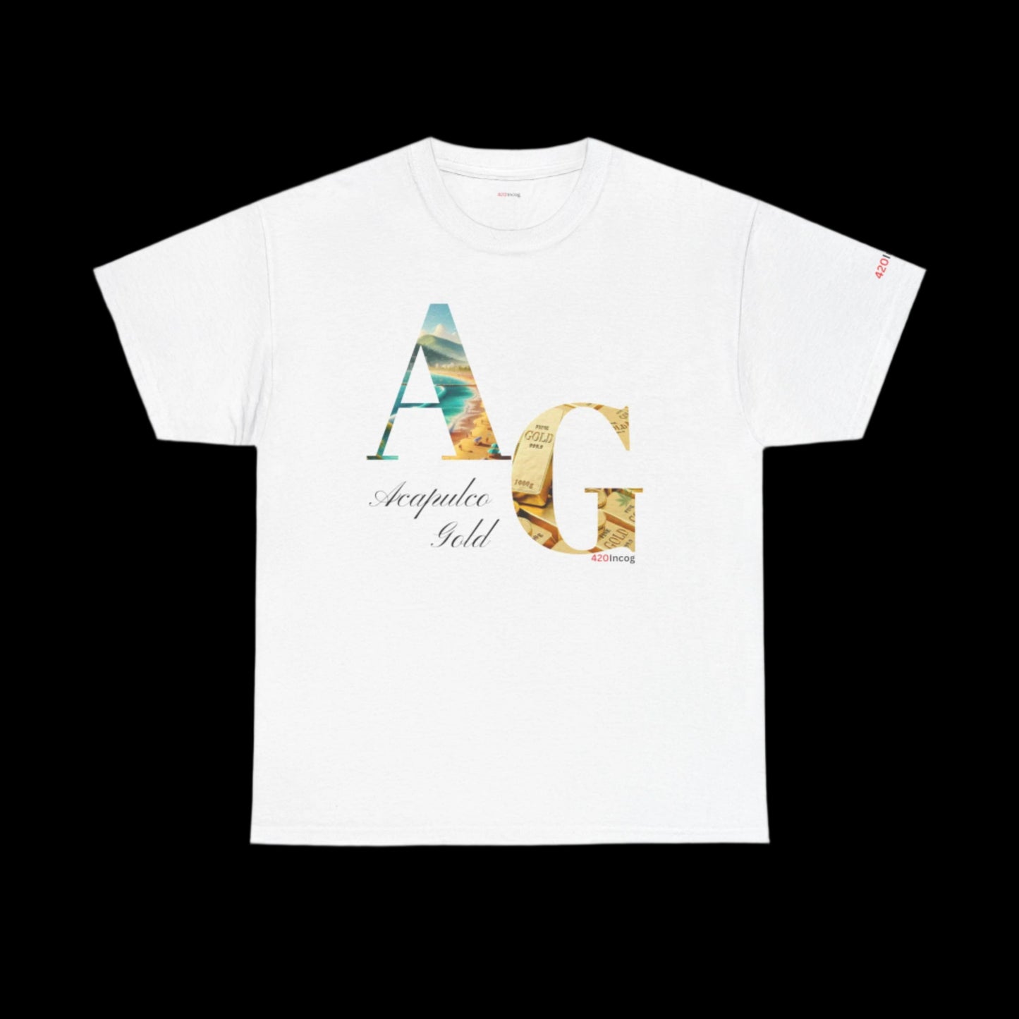 Incog Graphic Tee featuring the Acapulco Gold strain
