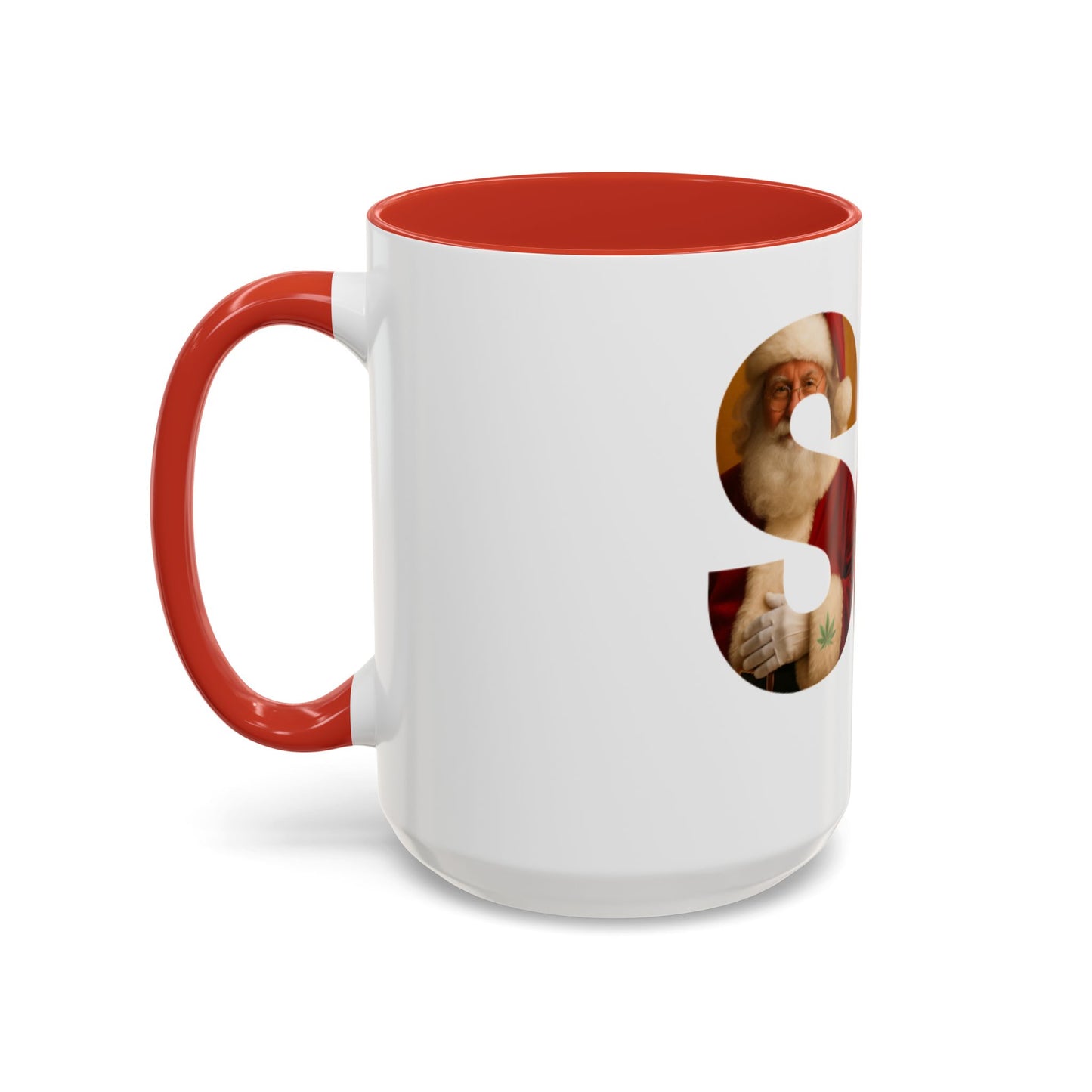 420Incog Big 'Ol Coffee Mug featuring the Santa Cookies strain