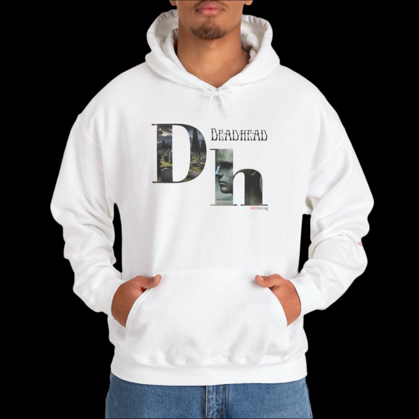 Incog Graphic Sweatshirt featuring the Deadhead  strain