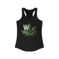 Iconic Women's Racerback with the White Widow strain v1.1