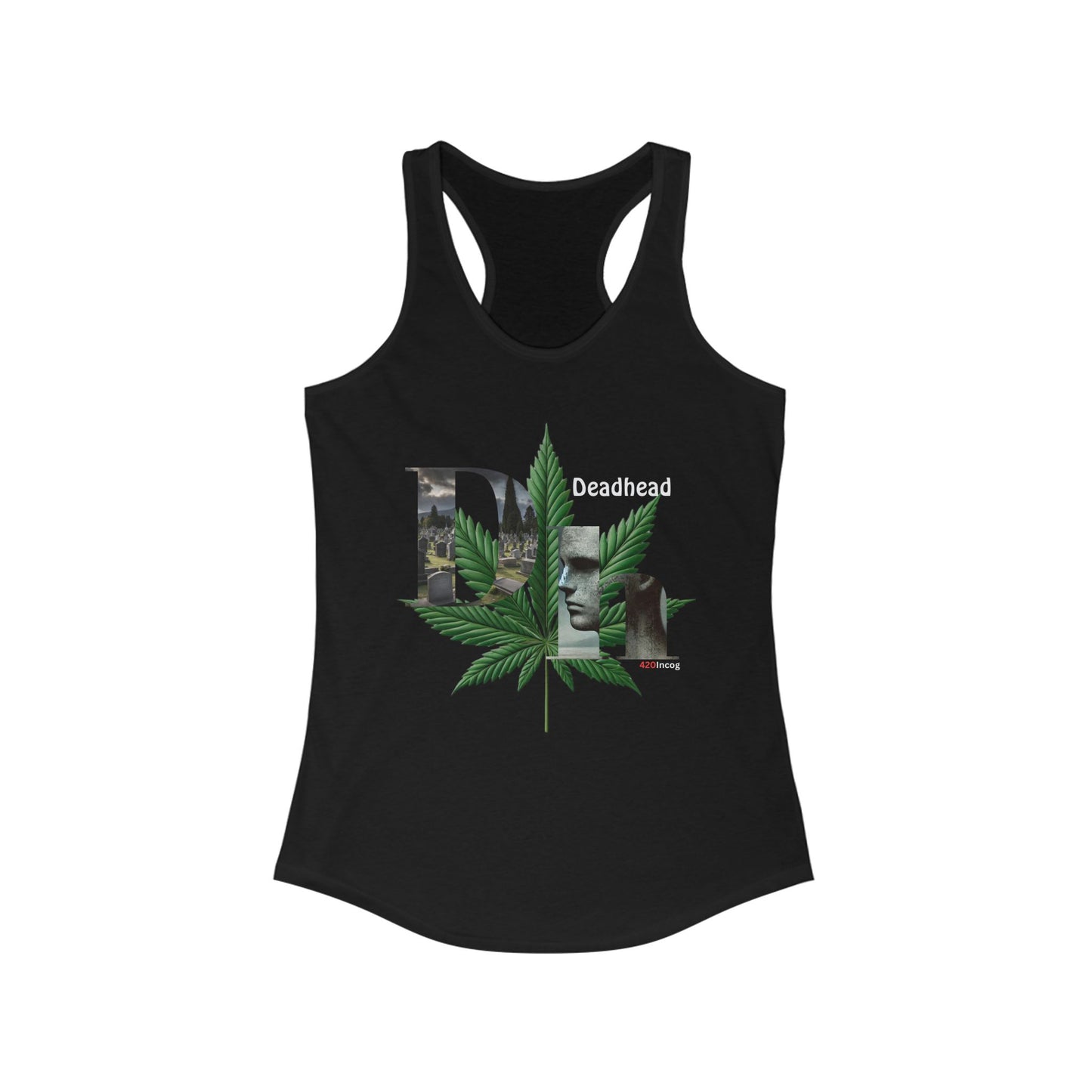 Iconic Women's Racerback with the Deadhead strain