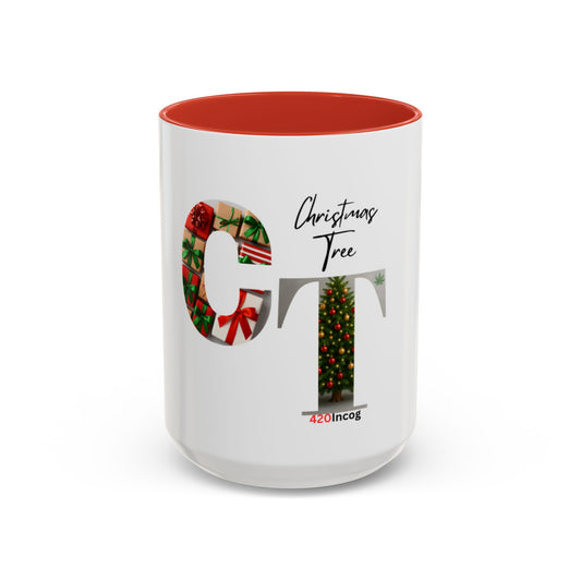420Incog Big 'Ol Coffee Mug featuring the Christmas Tree strain