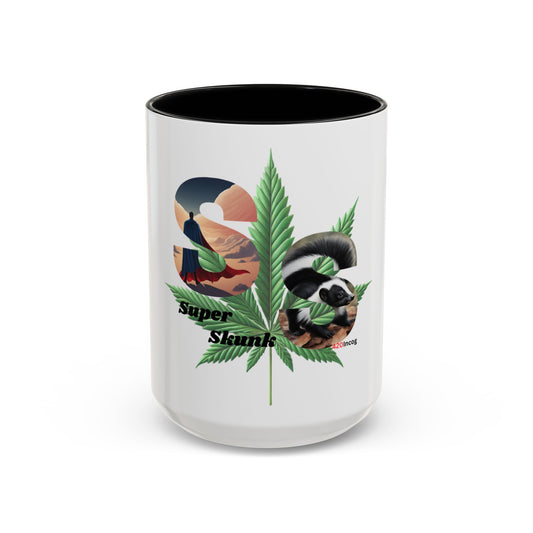 420Incog Big 'Ol Coffee Mug featuring the Super Skunk strain