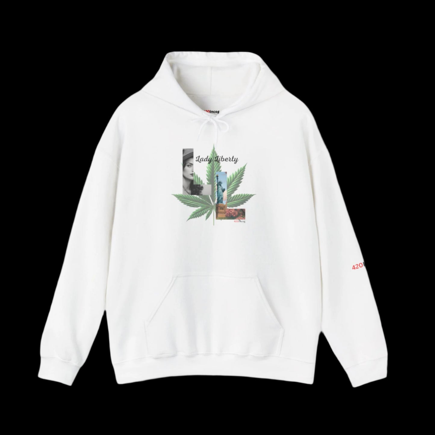 Iconic Graphic Sweatshirt featuring the Lady Liberty strain