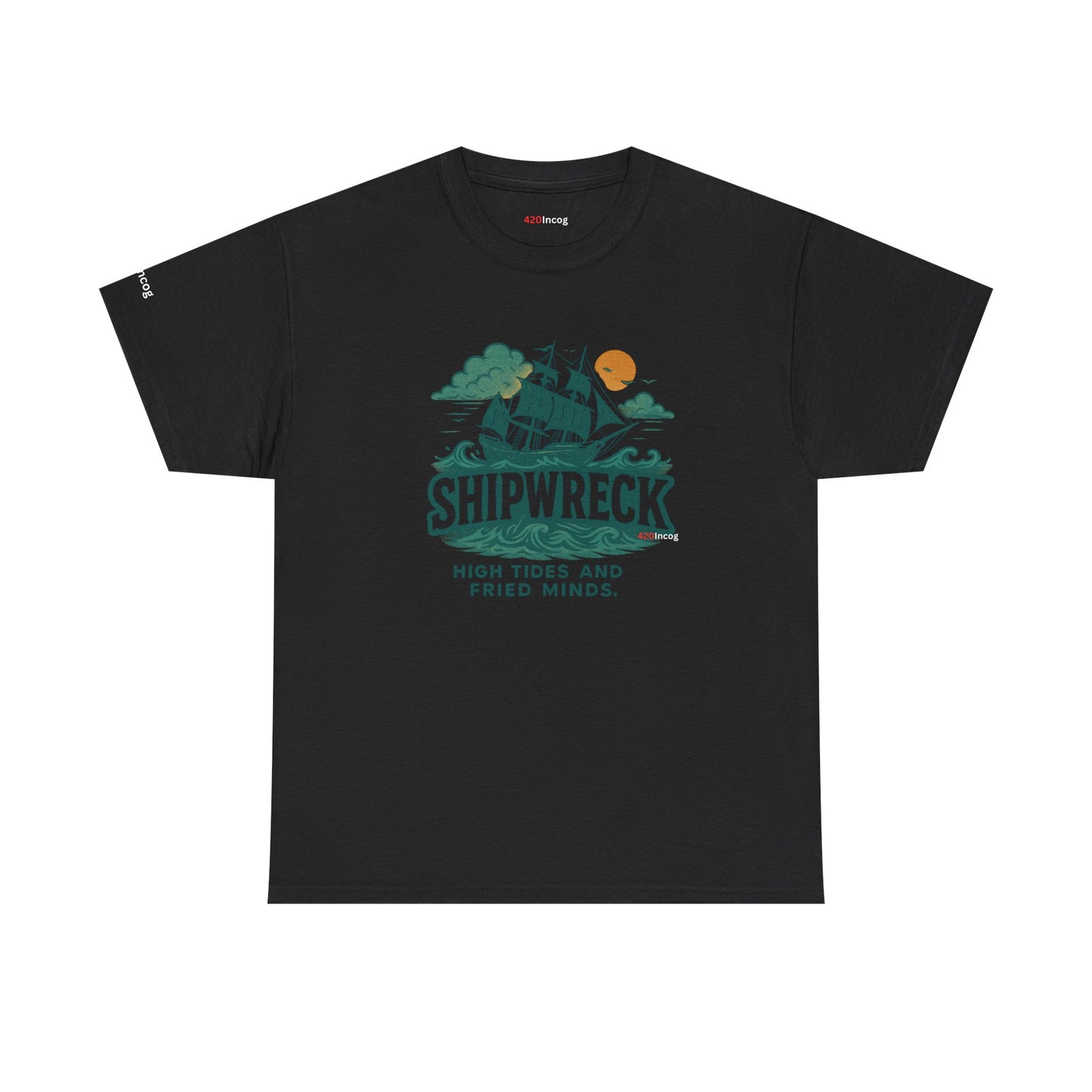 420Incog Funny Tee featuring the Ship Wreck strain