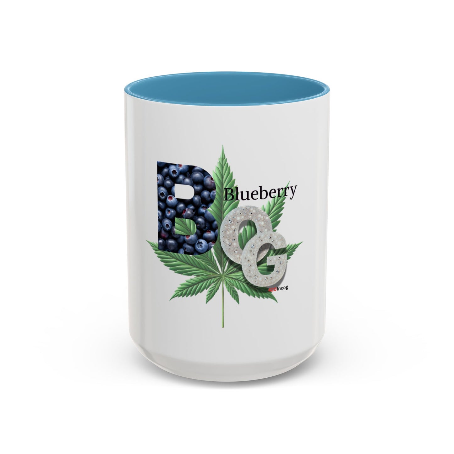 420Incog Big 'Ol Coffee Mug featuring the Blueberry OG strain #1