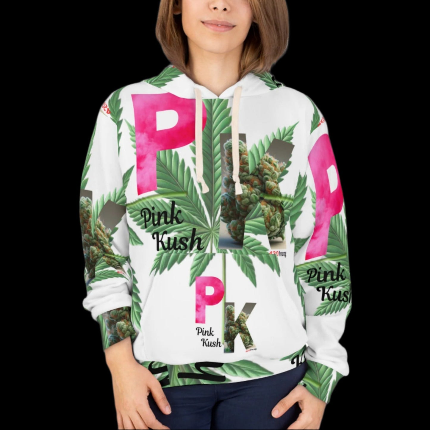 420 Signature Hoodie featuring the Pink Kush strain