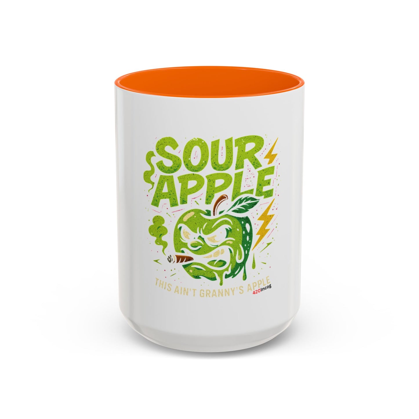 420Incog Big 'Ol Coffee Mug featuring the Sour Apple strain