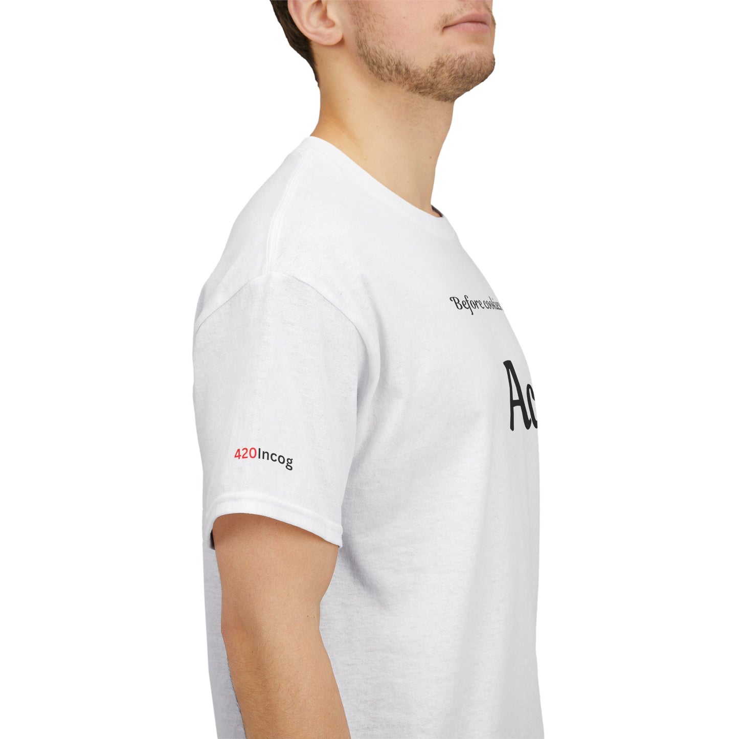 420Incog Funny Tee featuring the Acapulco Gold strain