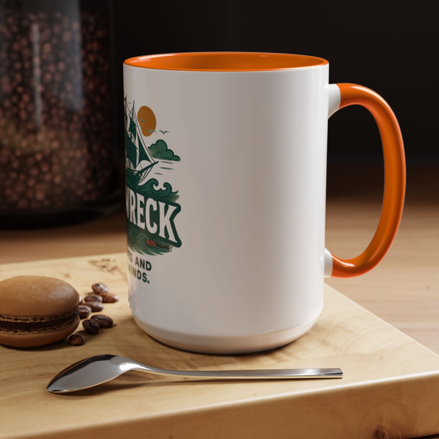 420Incog Big 'Ol Coffee Mug featuring the Shipwreck strain