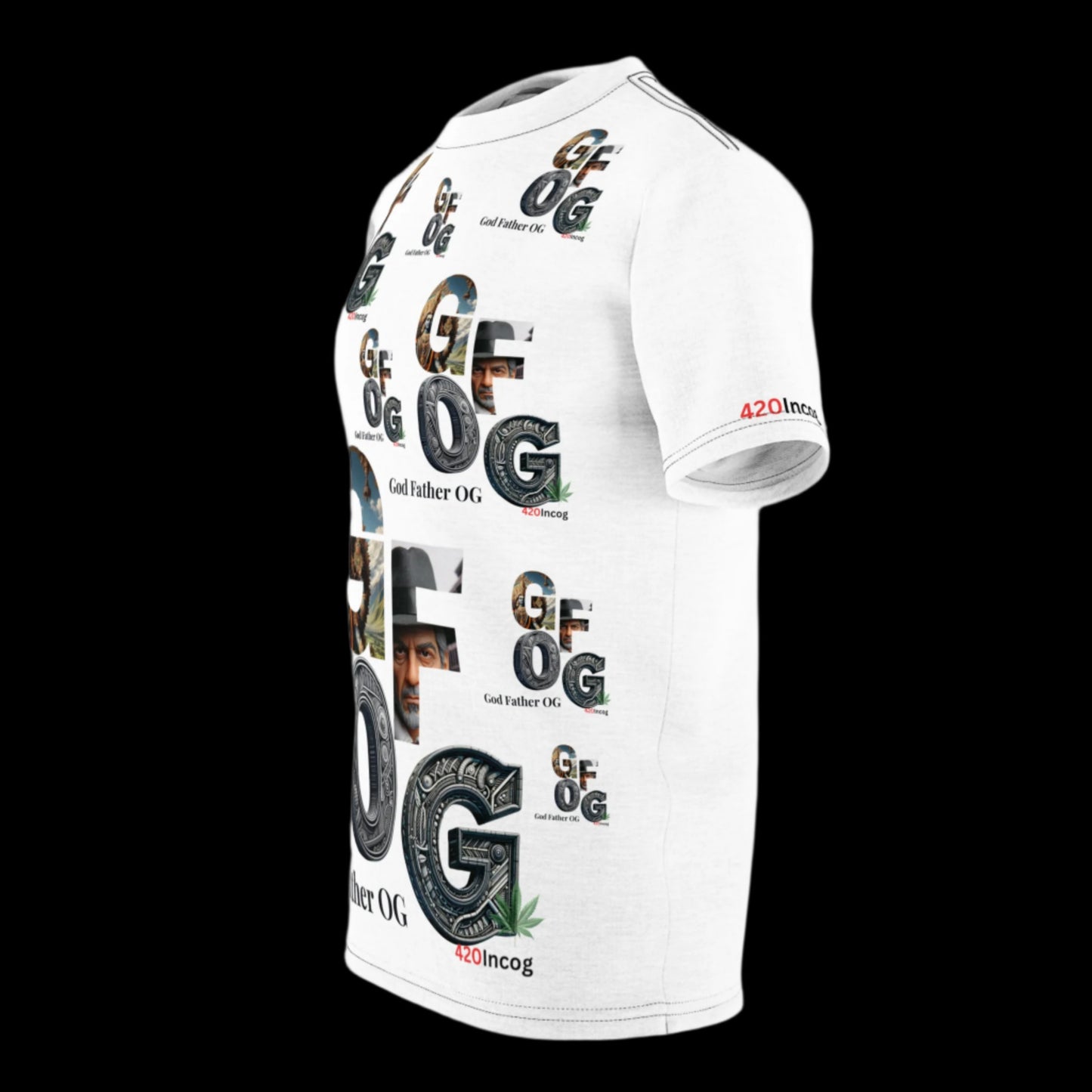 Incog Bold Street Tee featuring the God Father OG strain