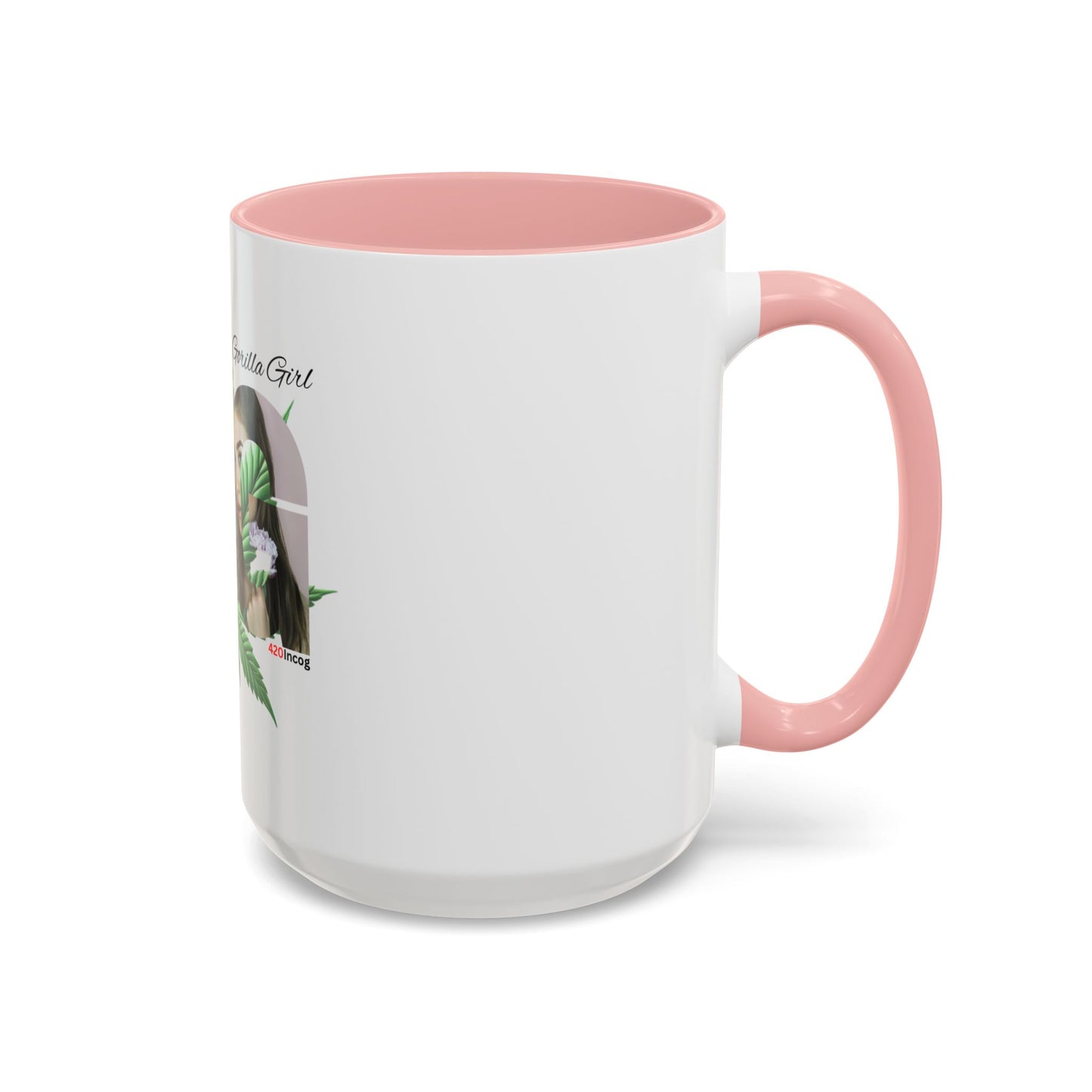 420Incog Big 'Ol Coffee Mug featuring the Gorilla Girl strain