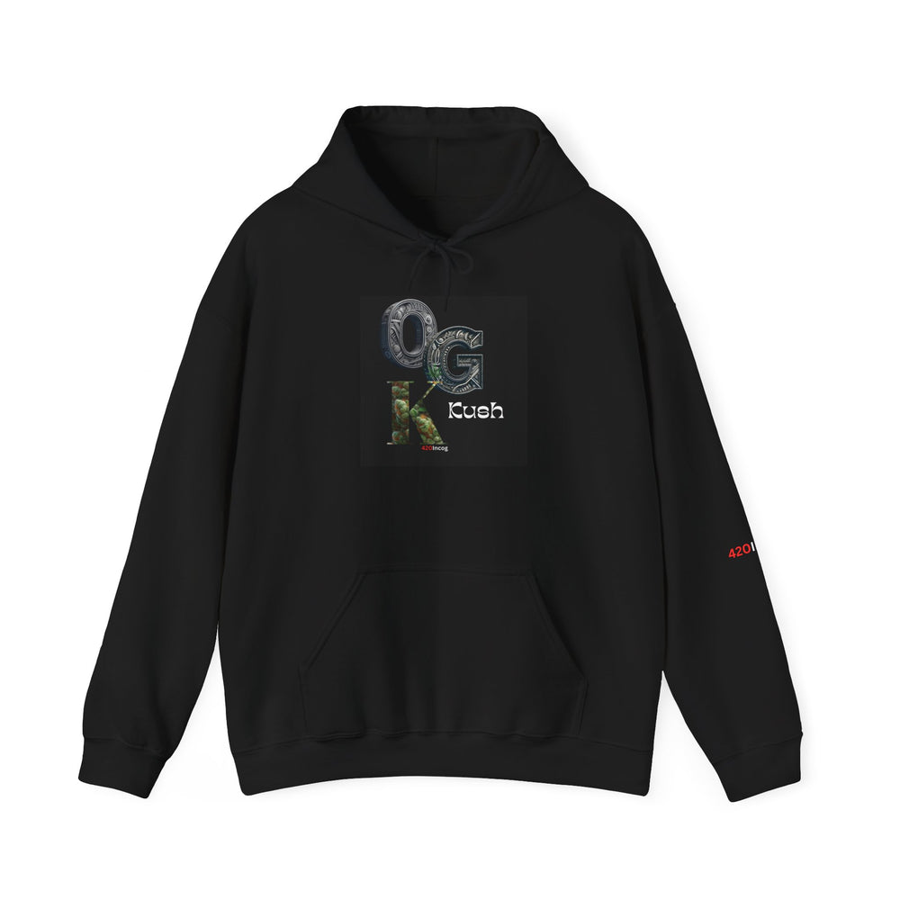 Incog Graphic Sweatshirt featuring the OG Kush strain