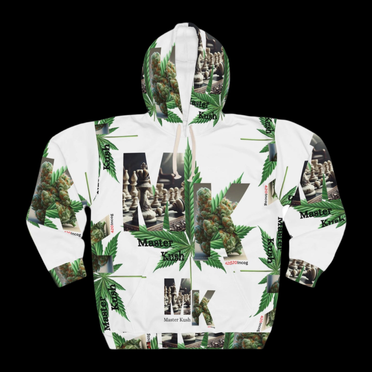 420 Signature Hoodie featuring the Master Kush (Chess) strain