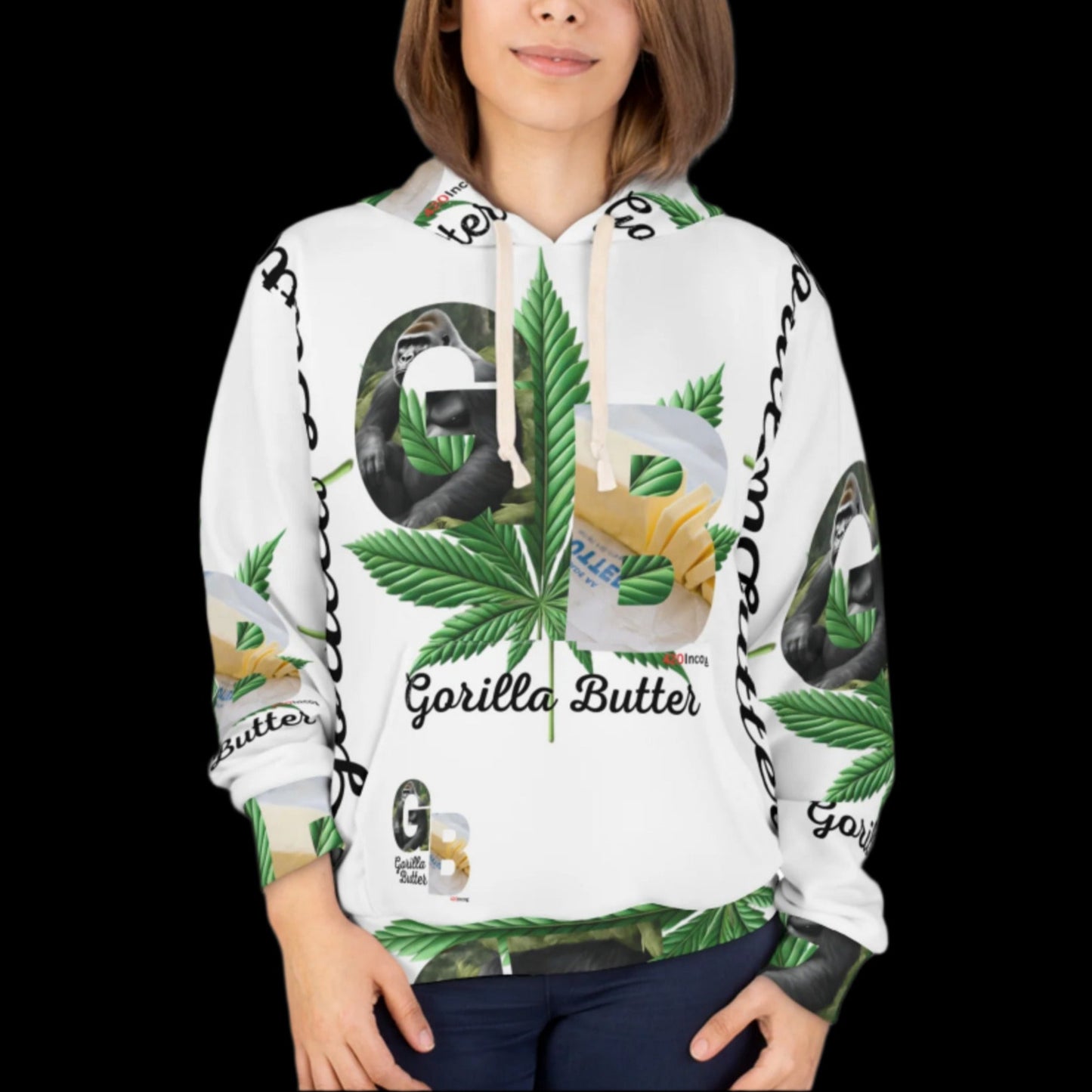 420 Signature Hoodie featuring the Gorilla Butter strain