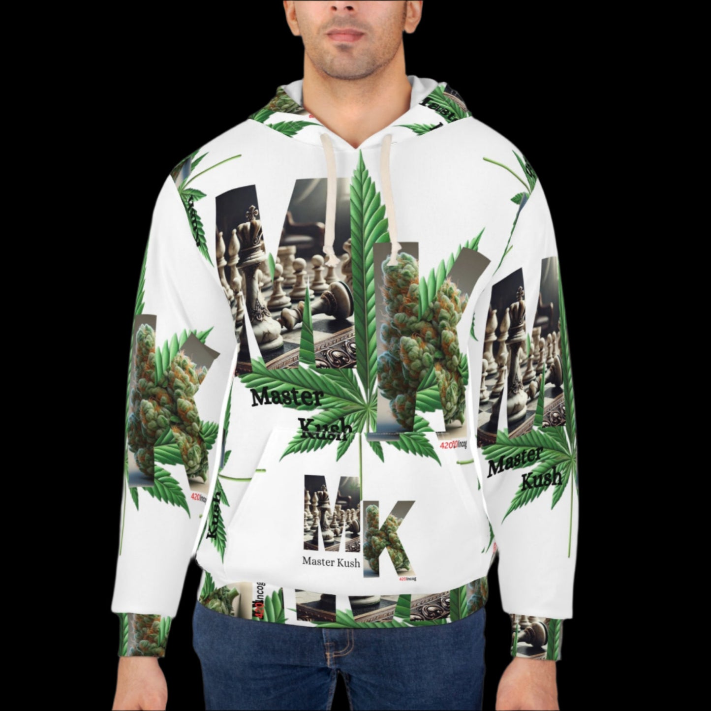 420 Signature Hoodie featuring the Master Kush (Chess) strain