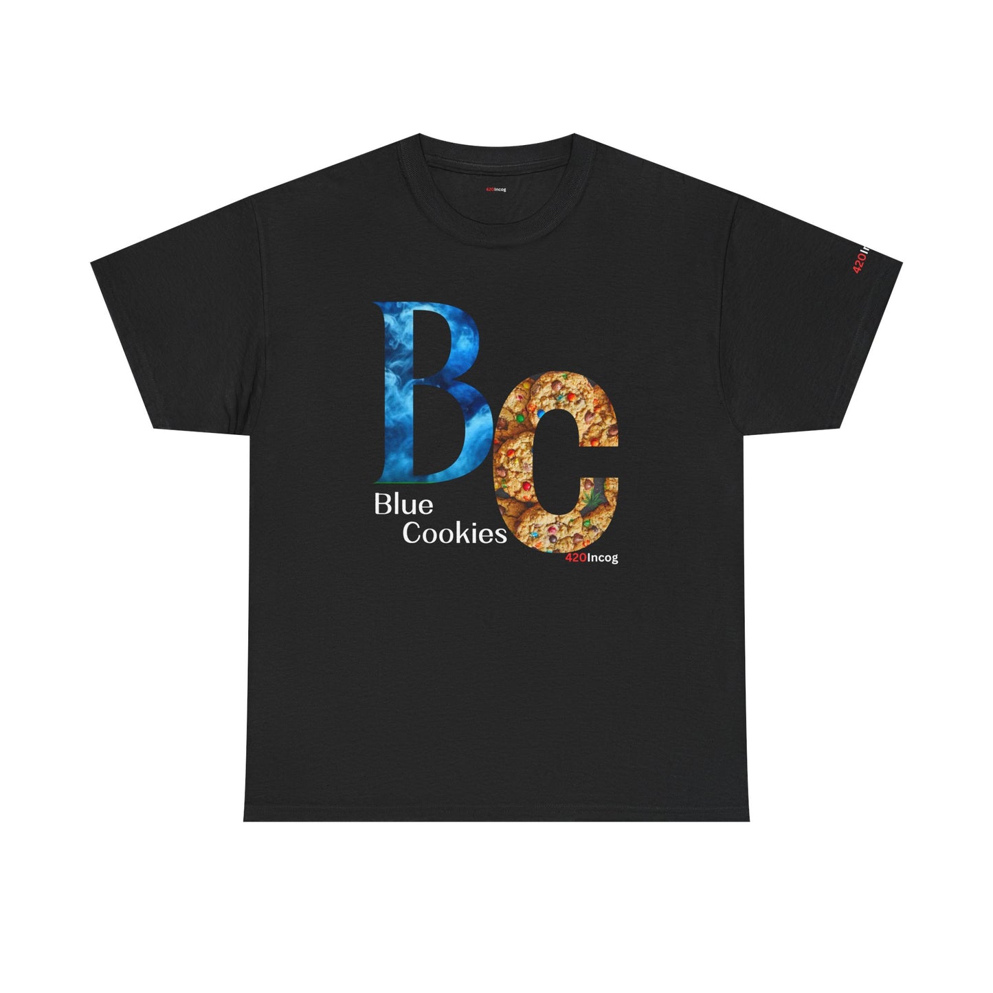 Incog Graphic Tee featuring the Blue Cookies strain