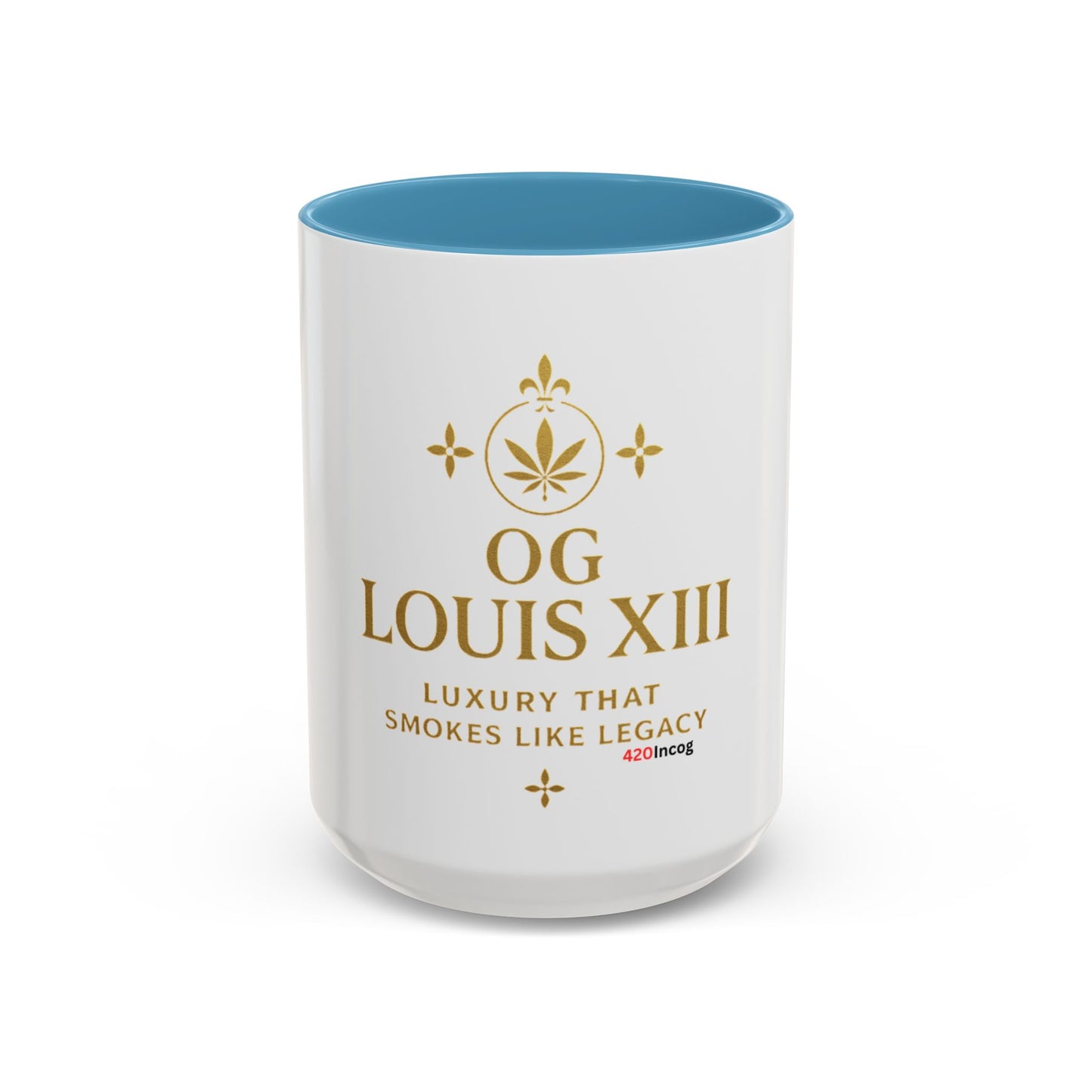 420Incog Big 'Ol Coffee Mug featuring the OG Louis X111 strain