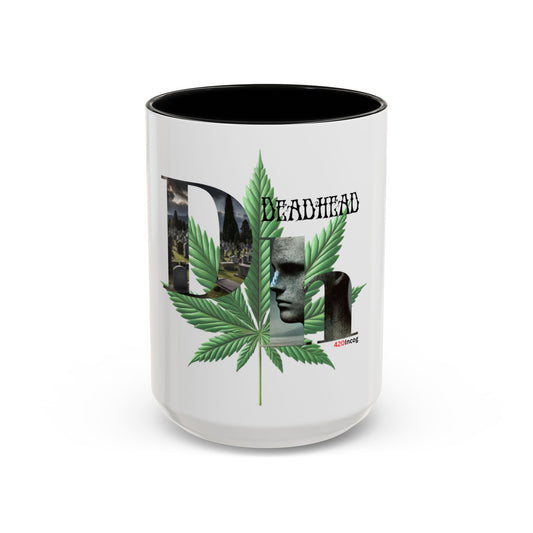 420Incog Big 'Ol Coffee Mug featuring the Deadhead strain 1
