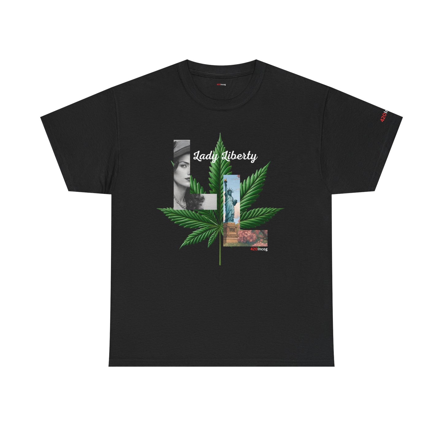 Iconic Graphic Tee featuring the Lady Liberty strain
