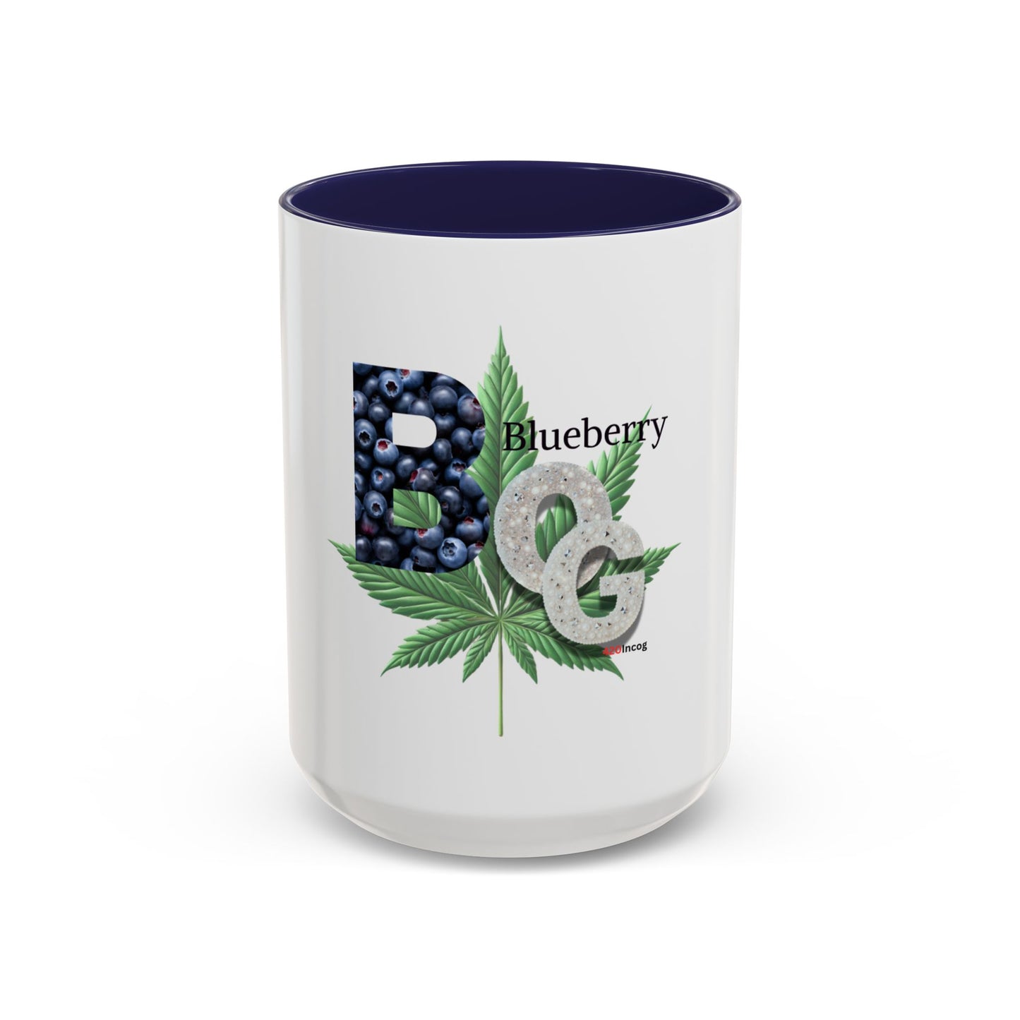 420Incog Big 'Ol Coffee Mug featuring the Blueberry OG strain #1