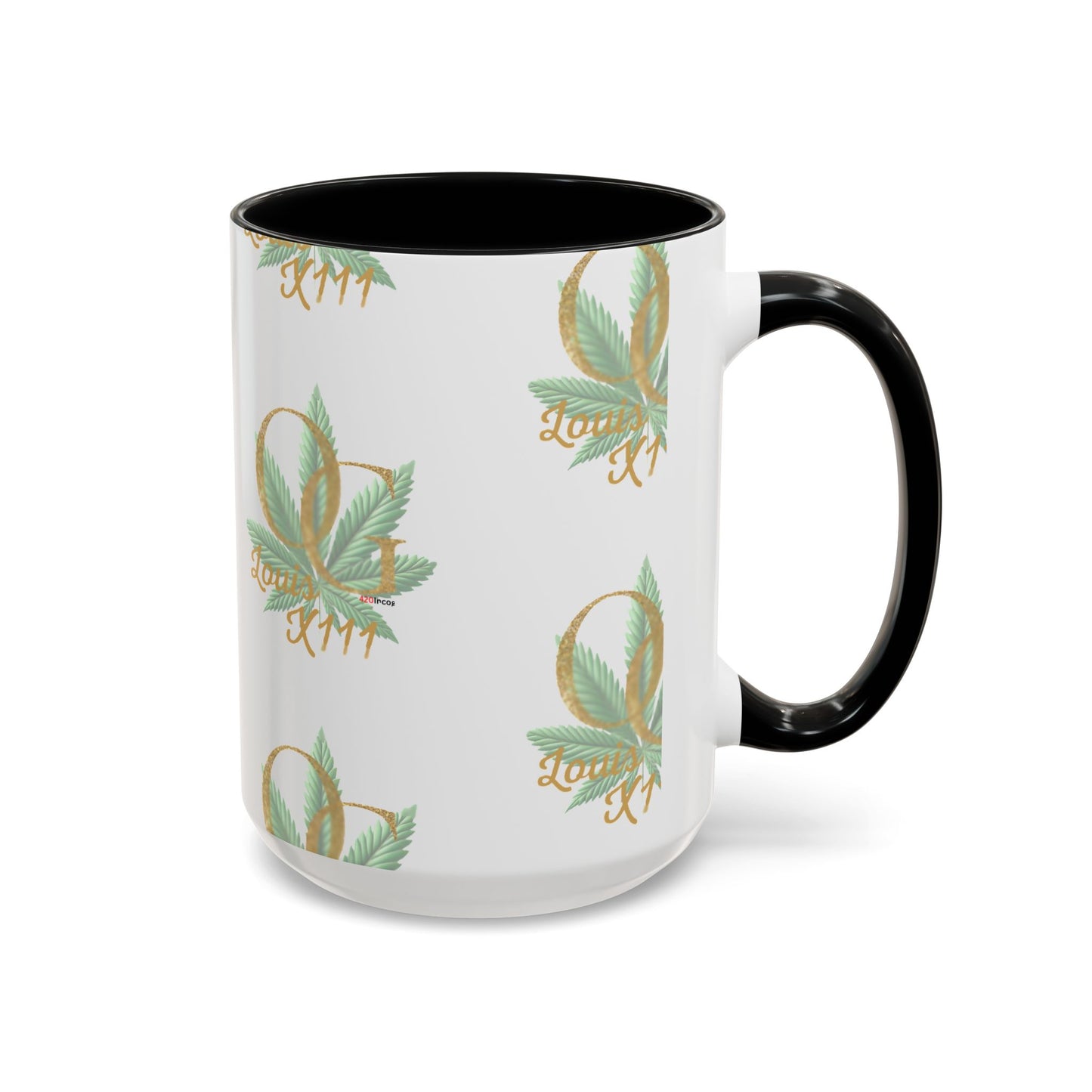 420Incog Big 'Ol Coffee Mug featuring the OG Louis X111 strain