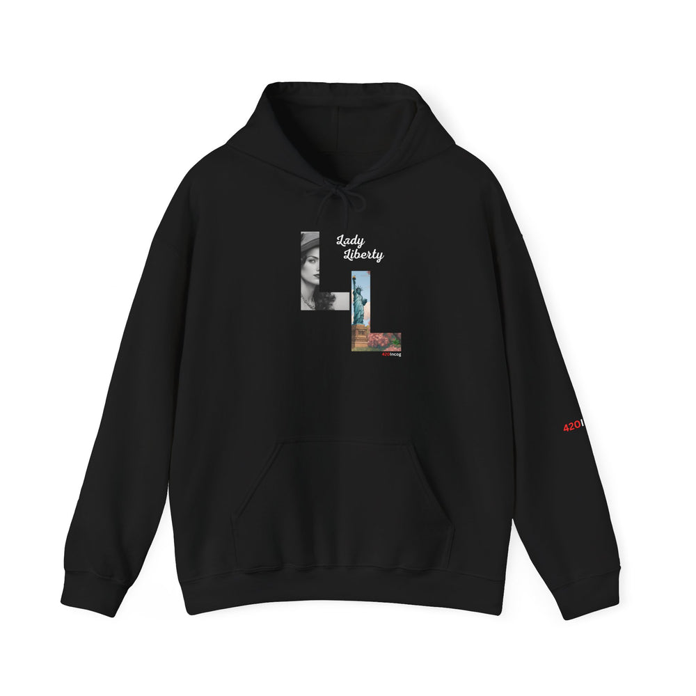 Incog Graphic Sweatshirt featuring the Lady Liberty strain
