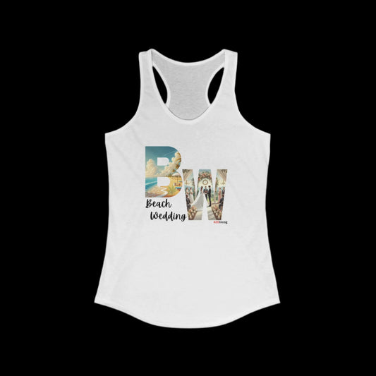Incog Women's Racerback with the Beach Wedding strain