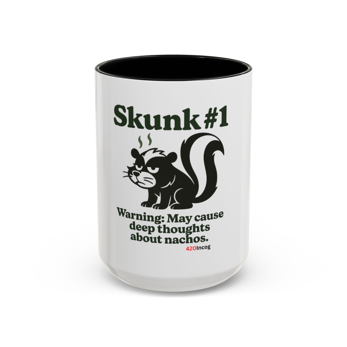 420Incog Big 'Ol Coffee Mug featuring the Skunk #1 strain