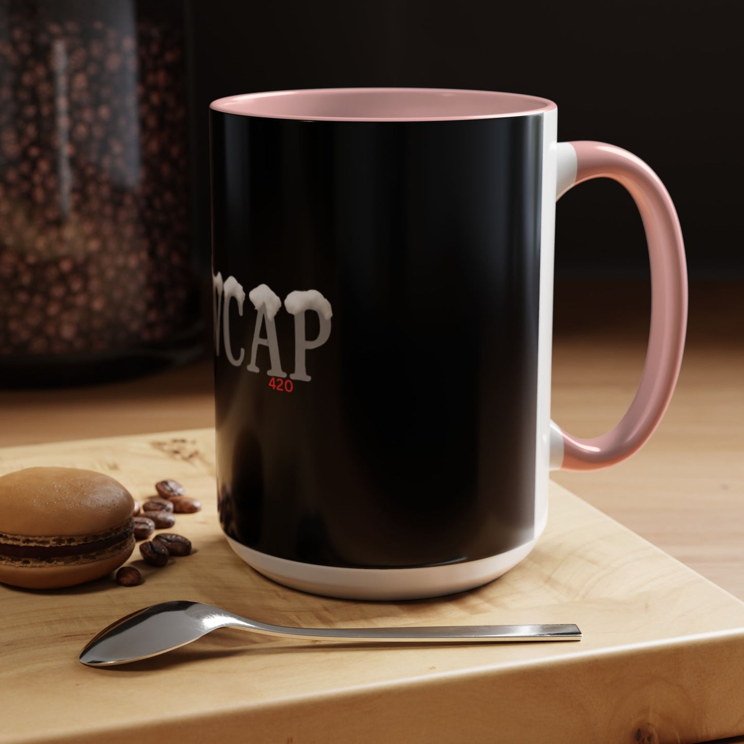 420Incog Big 'Ol Coffee Mug featuring the Snowcap strain