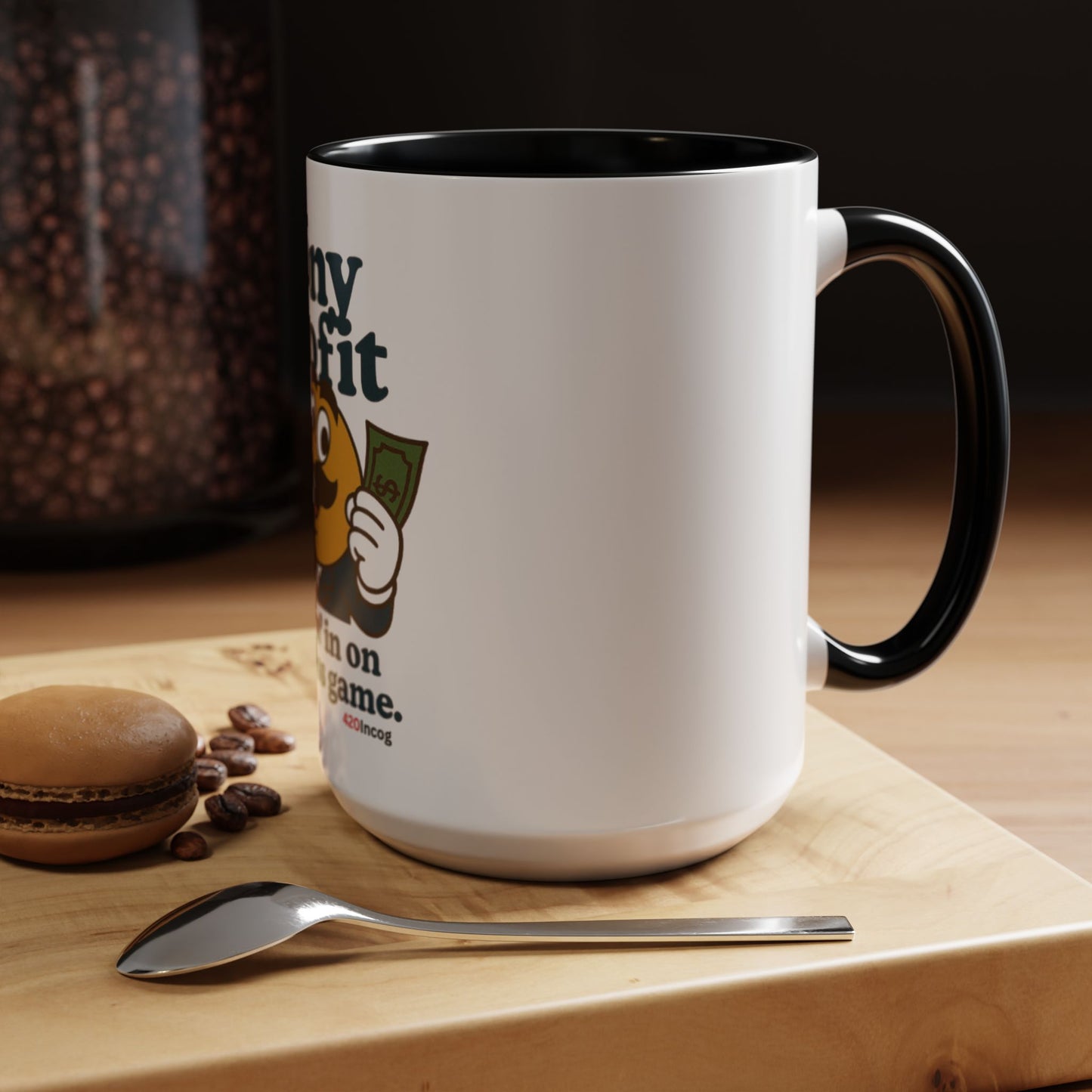 420Incog Big 'Ol Coffee Mug featuring the Tony Profit strain